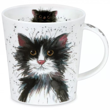 Кружка Dunoon Lomond Black and White Cat 78587644