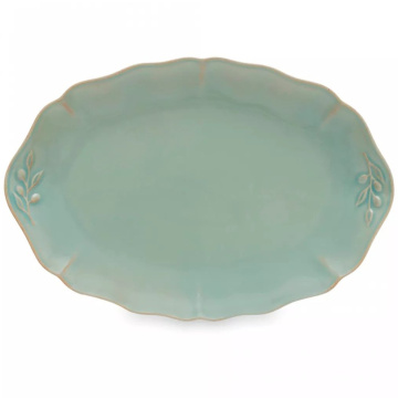 Блюдо овальное Costa Nova Alentejo Oval Platter (арт. JA321-TRQ)