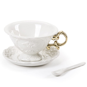 Чайная пара Seletti I-Wares Gold I-Tea 09868