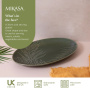 Блюдо сервировочное KitchenCraft Mikasa Jardin Green Oval Serving Platter MKJDSRVPLATOV. фото 14