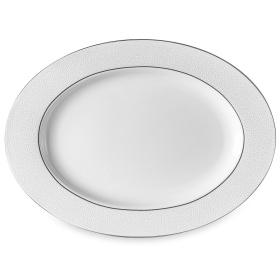 Блюдо овальное Narumi Caviar White NAR-52457-1221