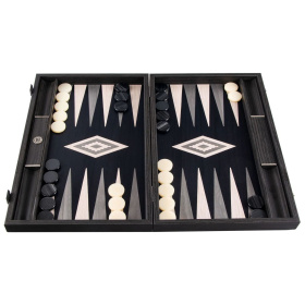 Нарды Manopoulos Premium Handcrafted Pearly Grey Vavona Backgammon Set BSB2