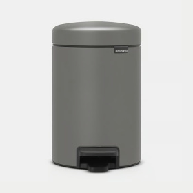 Ведро для мусора Brabantia NewIcon Pedal Bin Mineral Concrete Grey 126260