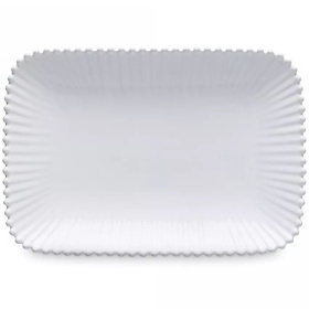 Блюдо прямоугольное Costa Nova Pearl Rectangular Platter PER302-WHI