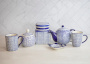 Сахарница и молочник KitchenCraft London Pottery Lattice Sugar & Creamer Set JY18LT46. фото 7