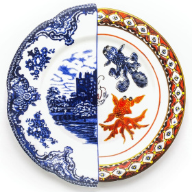 Тарелка обеденная Seletti Hybrid Dinner Plate Isaura 09721