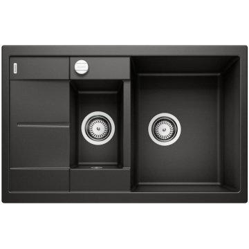 Кухонная мойка Blanco Metra 6S Compact Silgranit Black 525925