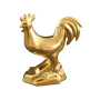 Статуэтка Rudolf Kampf Rooster Shiny Gold 21118590-3105k. фото 1