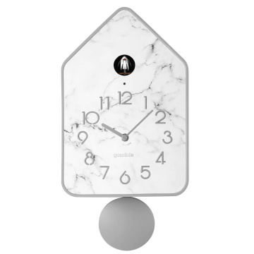 Настенные часы с маятником Guzzini Home QQ-Up Wall Clock with Pendulum Dark Grey 168607177