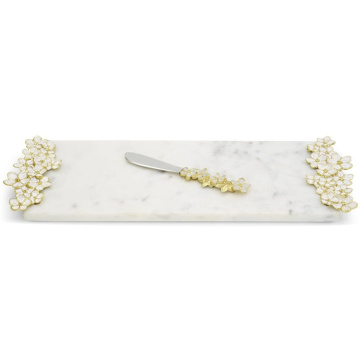 Доска для сыра с ножом Michael Aram Cherry Blossom Small Cheese Board w/ Knife 123606