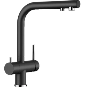 Кухонный смеситель Blanco Fontas II Silgranit-Look Black 526235