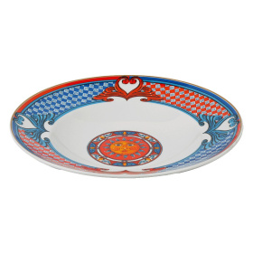 Тарелка для пасты Baci Milano Sole Mio Gourmet Pasta Plate GPL1.SOL01