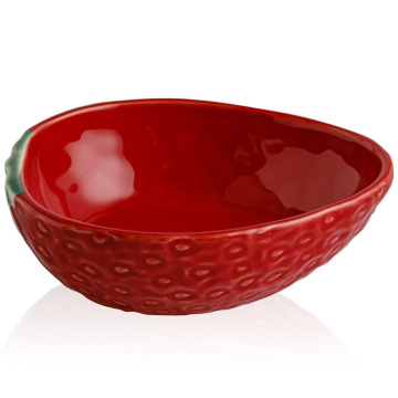 Салатник Bordallo Pinheiro Strawberries Small Oval Bowl 65004476