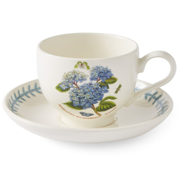 Чашка чайная с блюдцем Portmeirion Botanic Garden Meadow Hydrangea BGM04557-37