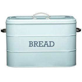 Хлебница KitchenCraft Living Nostalgia Vintage Blue Bread Bin LNBBINBLU