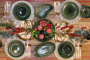 Блюдо сервировочное KitchenCraft Mikasa Jardin Green Oval Serving Platter MKJDSRVPLATOV. фото 11
