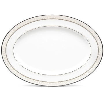 Блюдо овальное Noritake Montvale Platinum (арт. NOR4807L/97244)