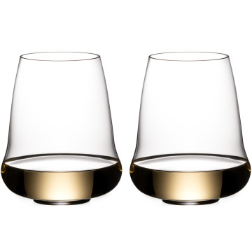 2 бокала для белого вина RIEDEL Stemless Wings Riesling/Champagne Glass 440 мл (арт. 6789/15)