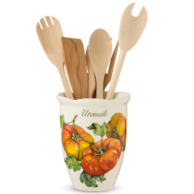 Емкость для кухонных принадлежностей Nuova Cer Mercato della Terra Barattolo portautensili 7372-MDT