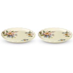 2 обеденные тарелки Nuova Cer Petali di Primavera Piatto piano 7410/2-2PDP