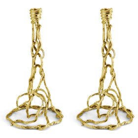 Набор подсвечников Michael Aram Wisteria Gold Candleholders 123318