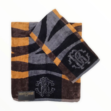 Набор полотенец Roberto Cavalli Zeb Savana Cotone Set di asciugamani Marrone RCV/441157