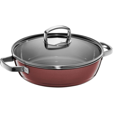 Сотейник с крышкой WMF Fusiontec Mineral Roasting Pan Rose Quartz 3201111746