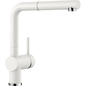 Кухонный смеситель Blanco Linus-S Silgrfnit-Look White 516692