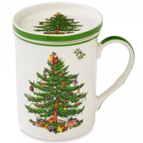 Кружка с подставкой Spode Christmas Tree Mug & Coaster Set XTBD8573-XG