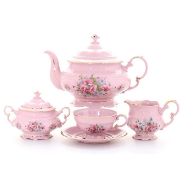 Чайный сервиз Leander Sonata Pink Flowers Pink (арт. 07260725-0013)