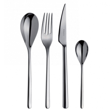 Набор столовых приборов Bugatti Sintesi Steel/Finish Shining IN-079F50MB