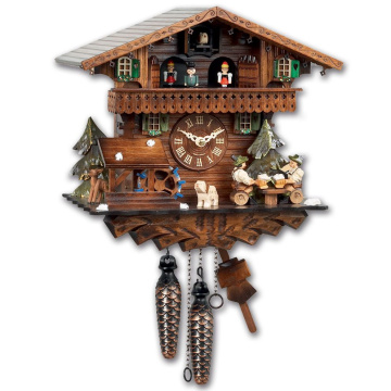 Часы с кукушкой SARS Quartz Cuckoo Wall Clock 0446-8MT