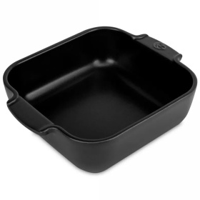 Форма для запекания Peugeot Appolia Plat four céramique carré noir satin 61555