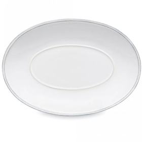 Блюдо овальное Costa Nova Friso Oval Platter FIA302-WHI
