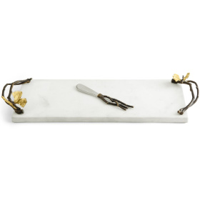Доска для сыра с ножом Michael Aram Butterfly Ginkgo Small Cheese Board w/ Knife 175782