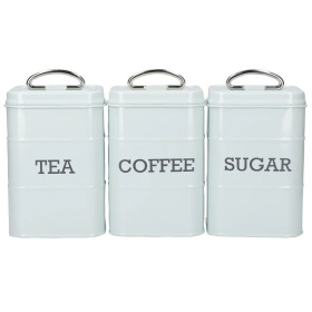 Набор банок для хранения KitchenCraft Living Nostalgia Vintage Blue TCS Canisters LNTCSSETBLU