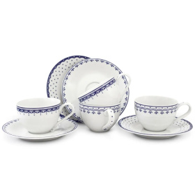 4 чашки с блюдцами Leander HyggeLine HyggeLine 71150425-327E