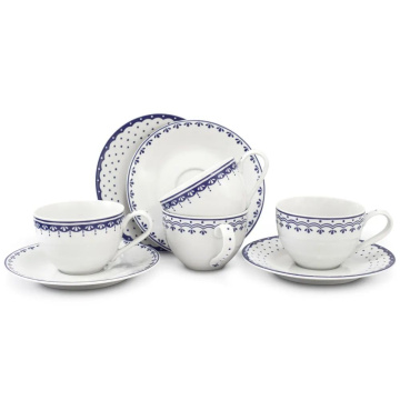 4 чашки с блюдцами Leander HyggeLine HyggeLine 71150425-327E