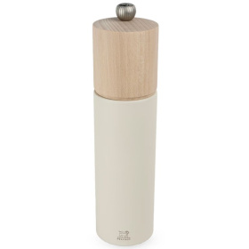Мельница для соли Peugeot Boreal Manual Beech Wood Salt Mill Feather White 44299