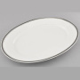 Блюдо овальное Leander Sabina Platinová Odnož 02111525-0011. фото 1