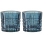 2 подсвечника Nachtmann Square Votive Vintage Blue 104901. фото 1