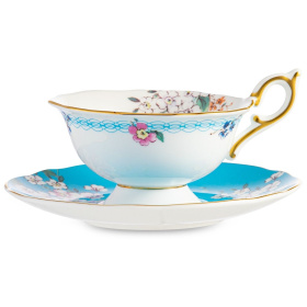 Чашка чайная с блюдцем Wedgwood Wonderlust Apple Blossom Teacup & Saucer 40024024