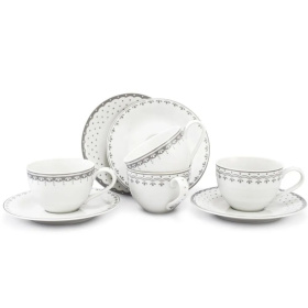 4 чашки с блюдцами Leander HyggeLine HyggeLine 71150425-327C