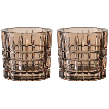 2 подсвечника Nachtmann Square Votive Tobacco 104902