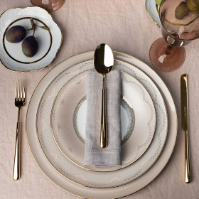 Набор столовых приборов Belo Inox Rubi Gold Cutlery Set RBG