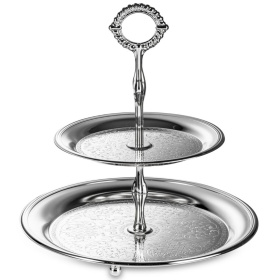 Блюдо двухъярусное Queen Anne 2 Tier Cake Stand (арт. 0/6074)