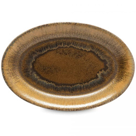 Блюдо овальное Casafina Poterie Oval Platter Mocha WWA461-MOC