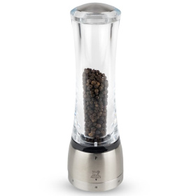 Мельница для перца Peugeot Daman u’Select Manual Pepper Mill Acrylic and Stainless Steel 25441