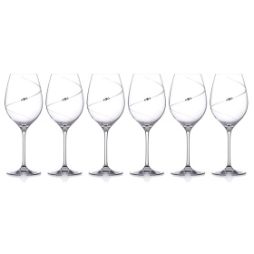 6 бокалов для красного вина Diamante Silhouette 470 мл (арт. 1045.506.SAT)
