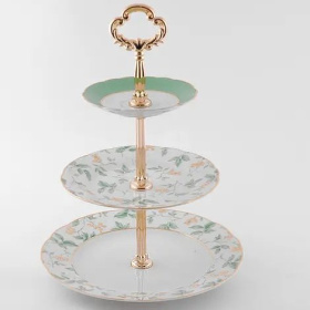 Блюдо трехъярусное Leander Mary-Anne Zelené Listy 03196033-1381
